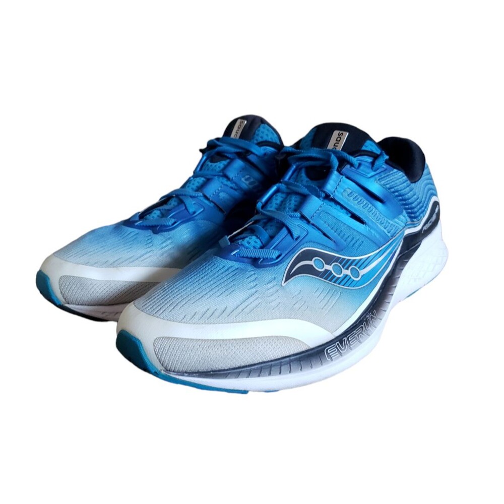 Saucony Men's Ride ISO‎ S20445-1 Blue Running Shoes Sneakers Size 13 W